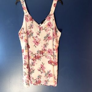 Floral sleeveless shirt